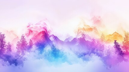 Poster - Smooth, warm purple gradient background with blurred edges, fading gently from dark to light hues, perfect for soft, natural visuals.