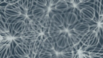 Fototapete - Geometric figure consisting of thin lines. 3d rendering loop animation 4K
