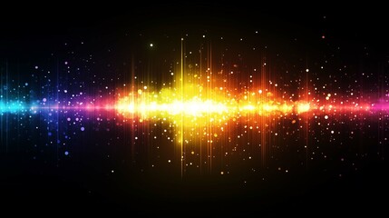 Wall Mural - Colorful Bokeh Lights Abstract Background
