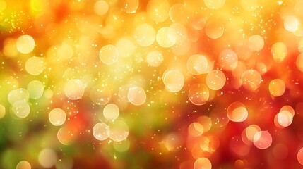 Wall Mural - Colorful Bokeh Lights Abstract Background
