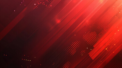 Poster - Abstract red background with textured lines and lights for creative design and art projects