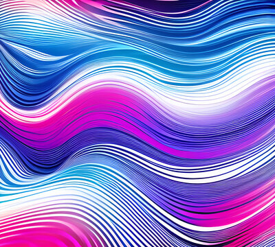 Blue and colorful wavy dynamic motion graphics. light motion shape curve. wavy banner template. background texture, neat cracks, 8k quality. generative ai	