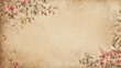 © Sha - background that evokes regency romance - pink and gold floral corners