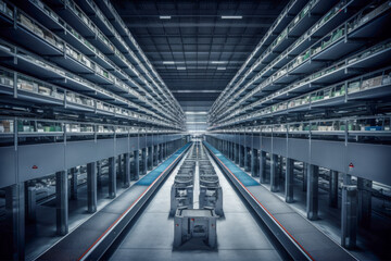 Poster - A modern warehouse automation system