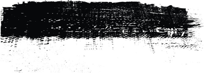 Fototapete - Brush paint .Grunge Paint Roller . Vector brush Stroke . Distressed banner . Black stripe with rough edges. paintbrush design element . Gradient brush . Bulge line . Distress textured stroke