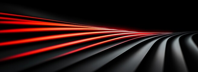 Poster - Dynamic flow of light and shadow in a modern abstract design