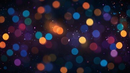 a bright and colorful abstract digital artwork featuring sparkling lights on a dark background. the 