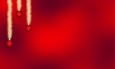 Leinwandbilder - Merry Christmas and happy New Year background