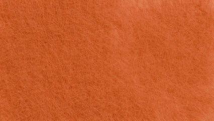 Wall Mural - orange colored wool felt texture background, soft and smooth, natural and simple felt texture background