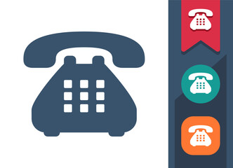 Telephone, Phone, Landline Icon