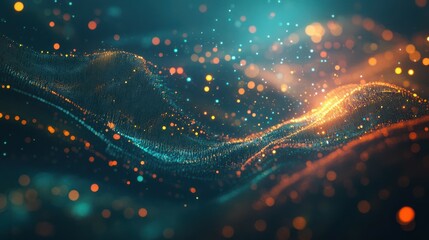 Poster - Complex fluctuation of data in micro particles. Data science and information analysis and research concept design
