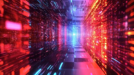 Poster - data leap, data transmission in the micro state.