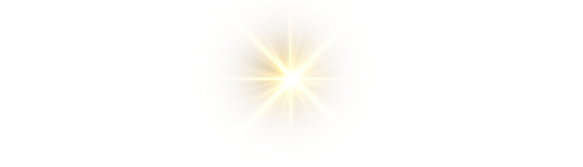 png yellow light effect reflections, neon illumination in yellow colors. bright light lens. png spot