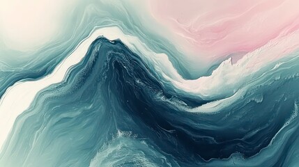 Wall Mural - artistic paint fluid pattern