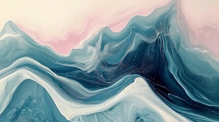 Wall Mural - artistic paint fluid pattern