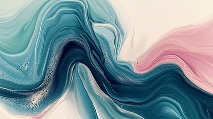 Wall Mural - artistic paint fluid pattern