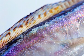 Poster - a detailed look at a single fish on a clean white background