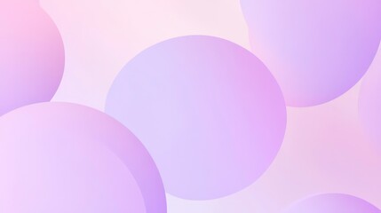 Poster - A soft, abstract background featuring overlapping purple circles.