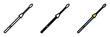 © Yusqy - Pilum icon is a long spear or javelin used by Roman legionaries designed for throwing to penetrate enemy shields in battle.
