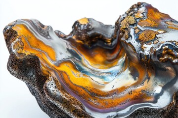 Poster - A close-up shot of a piece of art displayed on a table