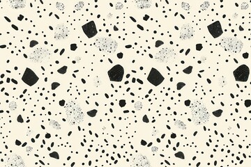 Poster - Minimal Seamless Snow Pattern for Textiles and Décor