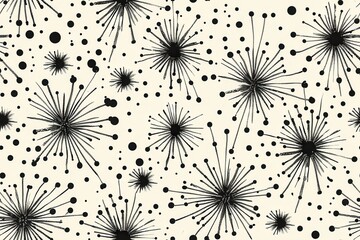 Poster - Abstract Seamless Pattern with Minimalist Design