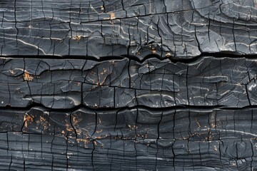 Poster - Close-up of a wooden surface with natural grain pattern