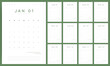 © Takoyaki Shop - 2025 Calendar Vector, Monthly Planner Starting Sunday