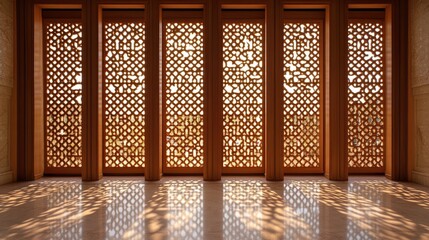 Poster - Elegant Geometric Patterns in Natural Light
