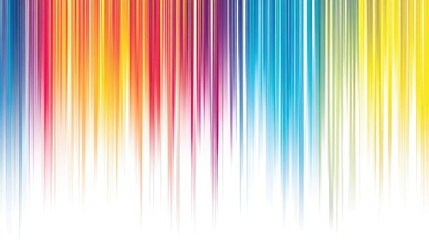 Poster - A glitchy static-filled rainbow screen with abstract geometric patterns in bold colors, blending digital and surreal.