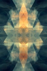 Symmetrical Elegance  geometric backgrounds for a modern touch