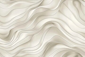 Poster - Minimalistic Seamless Snow Pattern Design