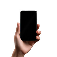 Poster - Hand holding smart phone black screen