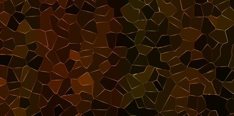 Poster - Abstract colorful broken stained glass background with colorful line. geometric polygonal background with different figure. low poly crystal mosaic background. triangle background pattern shape.