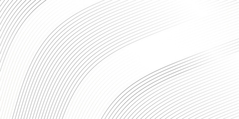Poster - Curve wave seamless pattern line texture. abstract white and gray vector wave elegant striped diagonal line technology concept web texture background. geometric modern or simple minimal line vector.