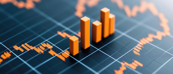 Digital interface displaying economic policy adjustments, illustrating their effects on financial markets and investment trends.