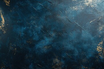 Wall Mural - dark blue background with scratches and smudges, a simple background