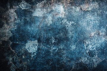 Wall Mural - dark blue background with scratches and smudges, a simple background