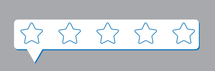 Wall Mural - set of star icons. star vector icon. rating symbol