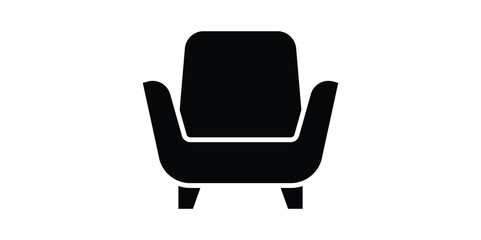 Poster - Interior Sofa Chair icon. Furnishing Interior icon Design Template.