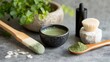 © chic designs - 緑茶マスクと環境に優しいツールを使ったナチュラルスキンケア
