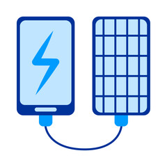 Sticker - smartphone charging with solar panels