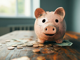 Learn how to save money effectively using a piggy bank to build your financial future