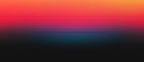 Poster - Discover this vibrant and grainy background that features a stunning blend of rich red, warm orange, cool cyan, and striking blue, which makes it ideal for retrothemed designs and projects
