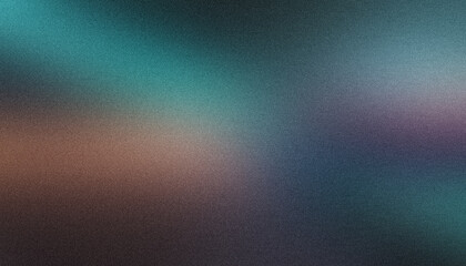 Aufkleber - teal, brown, and dark blue gradient background with a smooth yet textured abstract look