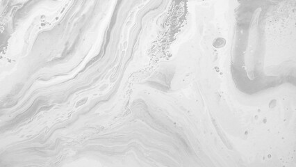 Poster - a white and gray marble wall with a pattern of swirls and lines texture background. texture of the w