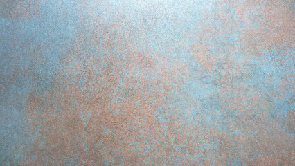 Aufkleber - A blue and brown wall with a textured surface background. wall is a mix of blue and brown colors, giving it a warm and earthy feel. The texture of the wall adds depth and character to the space