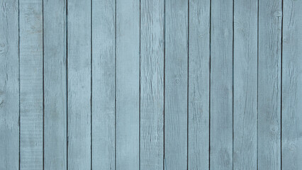 Aufkleber - A blue wooden board with a few scratches and dents. The board is long and narrow, and it is made of wood
