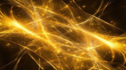 Poster - Golden Light Abstract Background for Design Projects