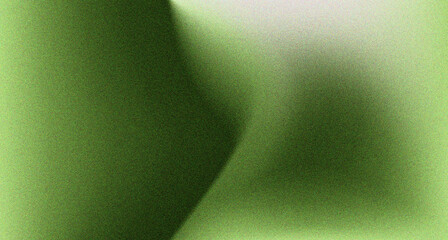 Wall Mural - Modern dark to light green abstract grainy color gradient background, noise texture effect background